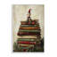 Bibliothèque de Noël Elf, giclée encadrée, design par Petal Prints Design-945143732-945143689