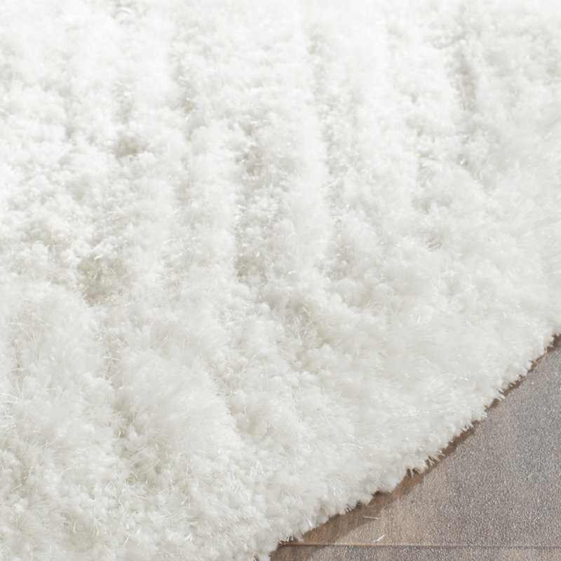 Tapis blanc Delane, Rond 4 pi