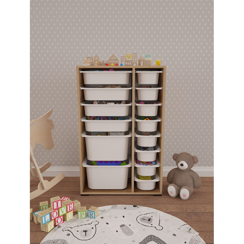 Armoire polyvalente moderne | 100% panneau de particules enduit de mélamine, épaisseur: 0,7 pouce | Comprend de nombreuses tablettes, des pieds en plastique et une conception murale | Parfait pour le bureau à domicile, le salon ou les solutions de rang