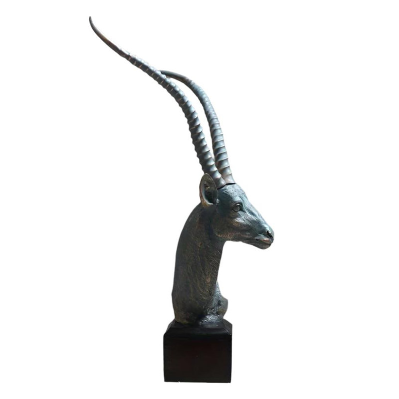 Antelope Head Sculpture For Modern Home Decor