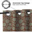Fabdivine Vintage Handmade Lightweight Eyelet Curtains for Home Decor Drapes Window 54x45 Inch (Rajat)-1963573538