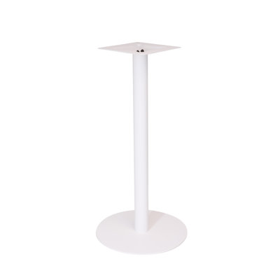 Uptown White 20" Round Indoor Bar Height Table Base