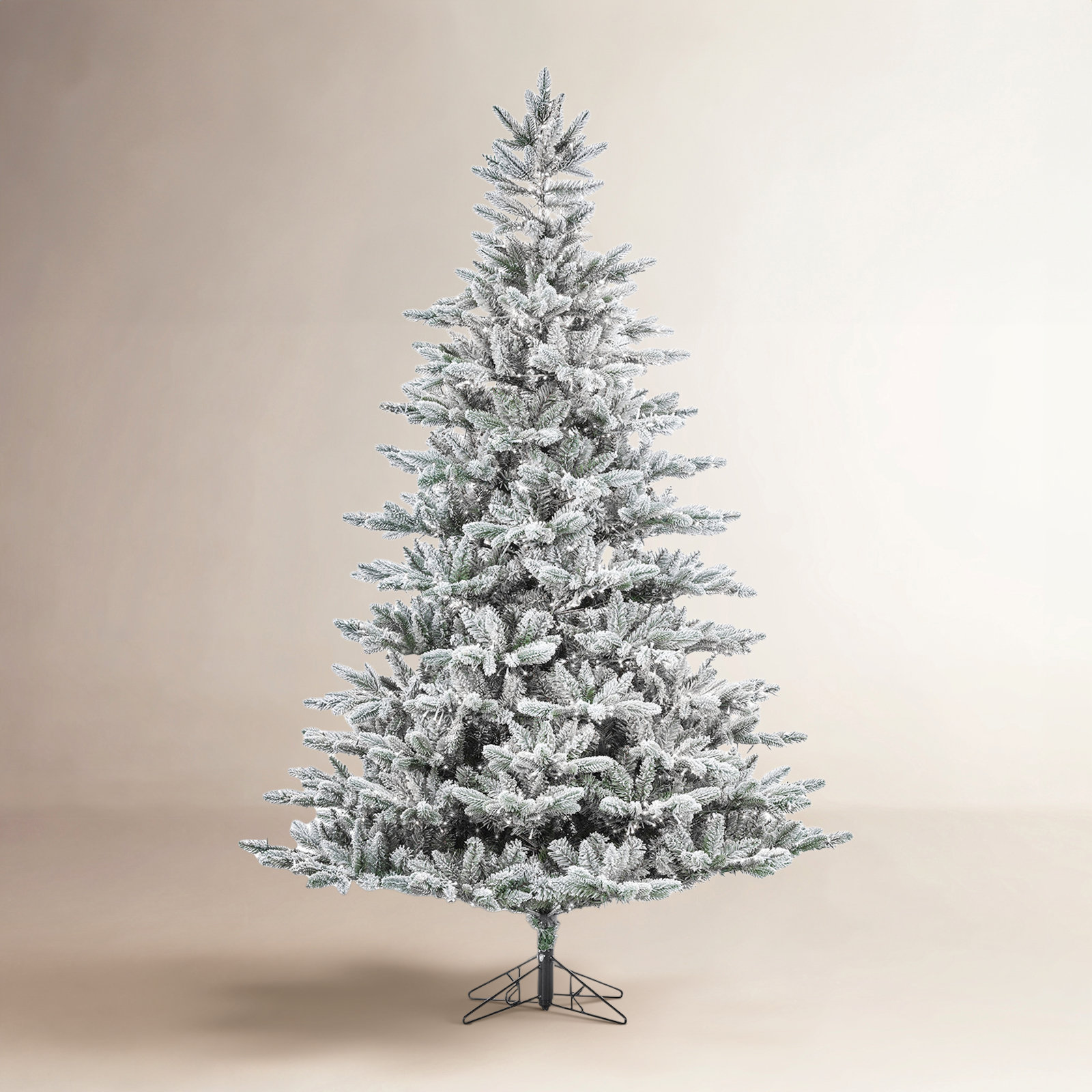 90' Lighted Artificial Pine Christmas Tree