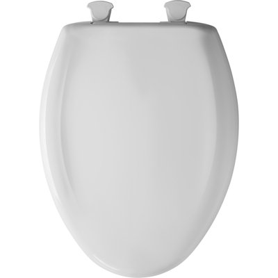 Siège de toilette allongé en plastique