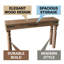 Waights 120cm Solid Wood Console Table