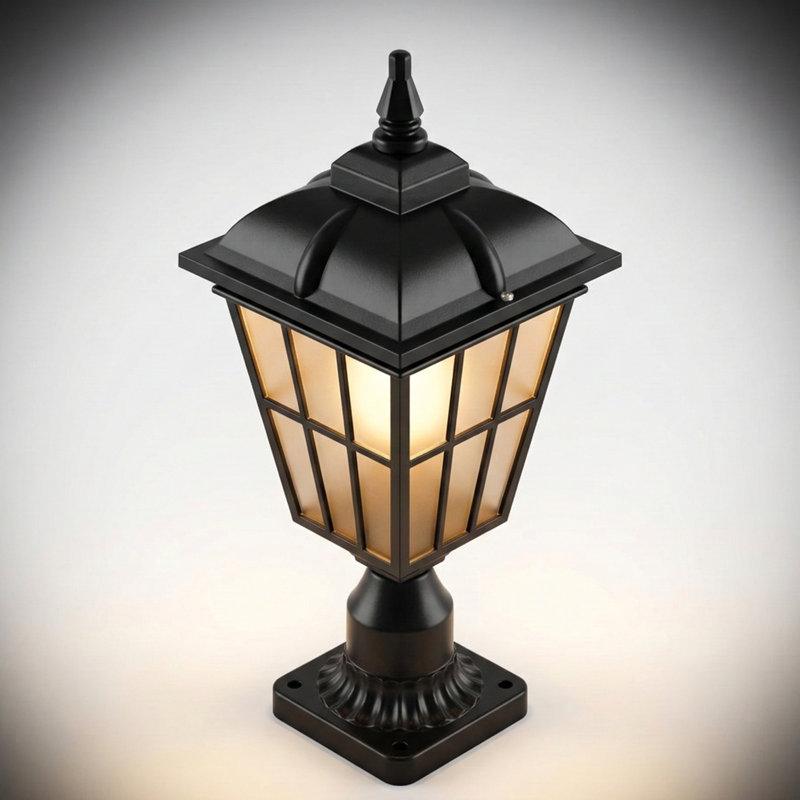 Classic Lantern Outdoor Pillar Light