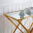 Joselyne 47.2'' Glass Top Console Table