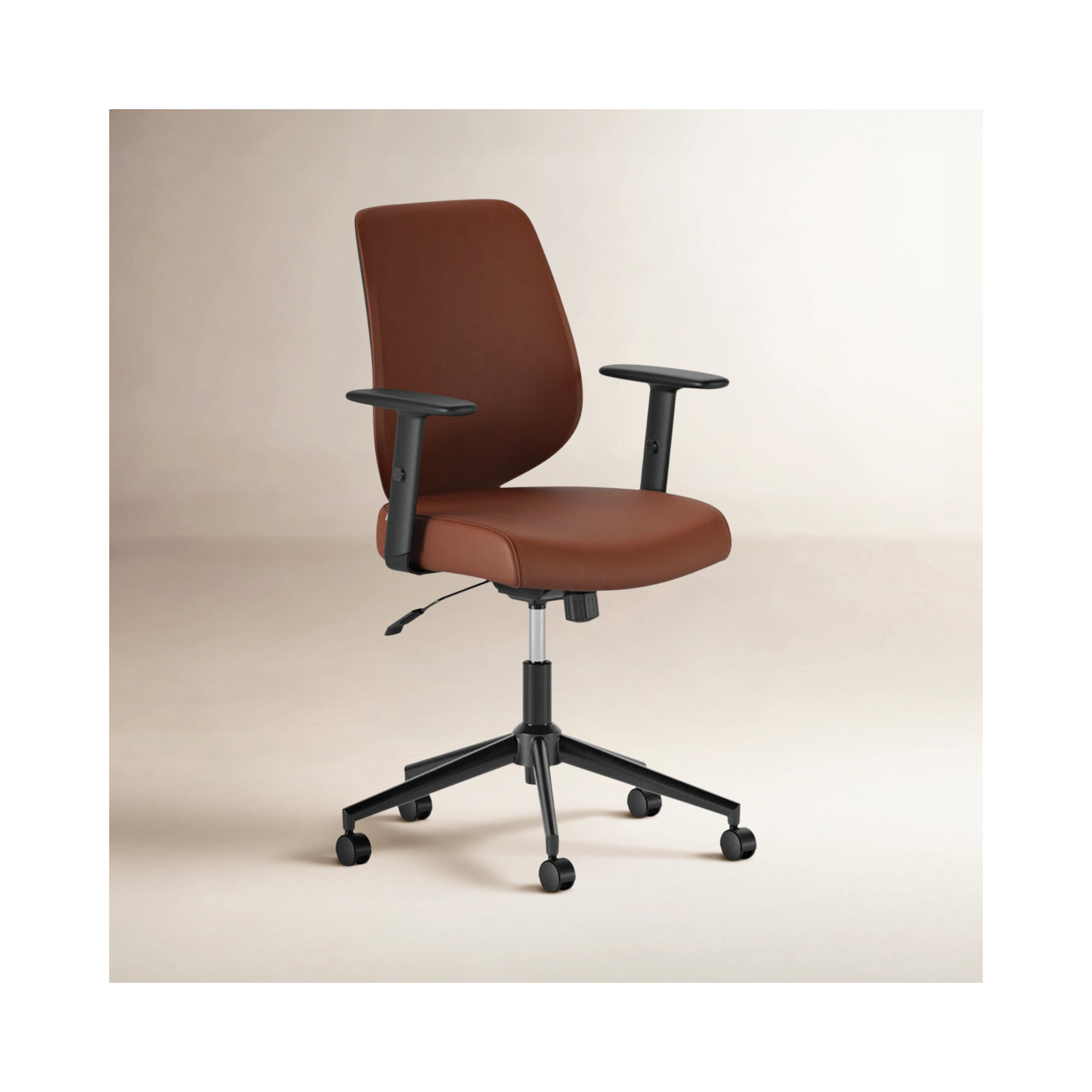 Daily Chair, Mahogany, Black