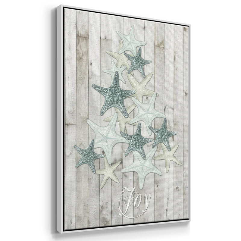 Noël côtier III, H 25 po x l 17 po x P 1,5 po, Blanc