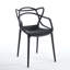 Ensemble de 4 chaises contemporaines transparentes pour la maison et le bureau-2077798977