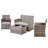 Suleimn 4  Person Seating Group with Cushions-227359129-227359130