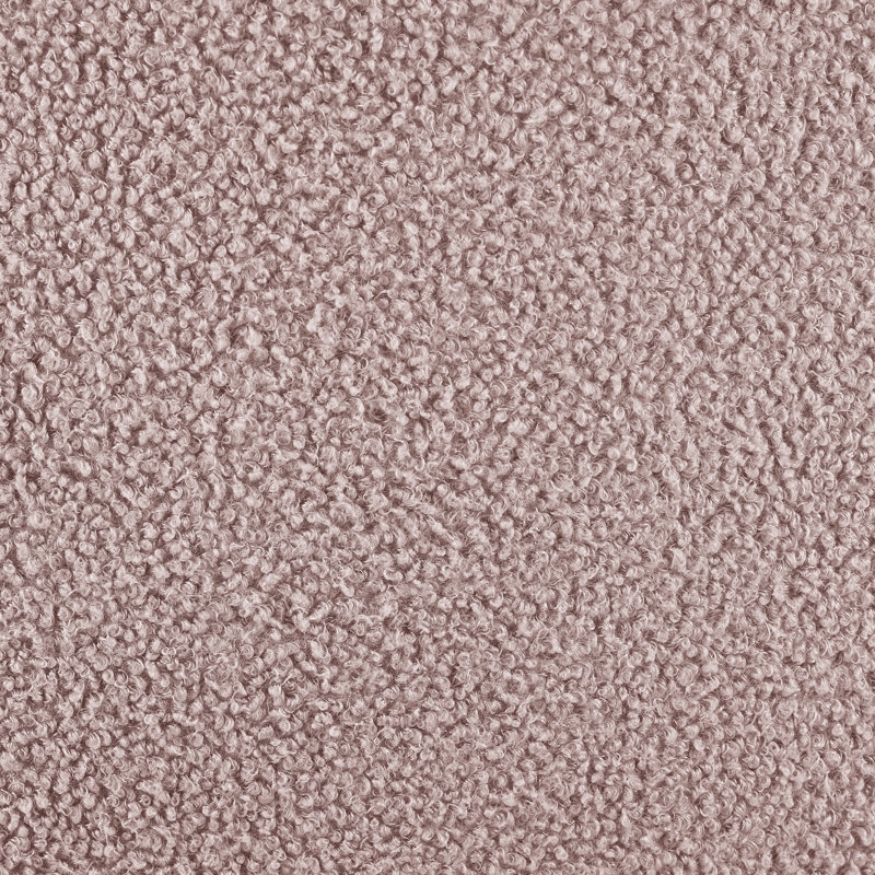 Chaise en sherpa pour enfants 14,5 po, Rosé