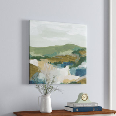 " Plein Air Primitive II " by June Erica Vess Painting Print