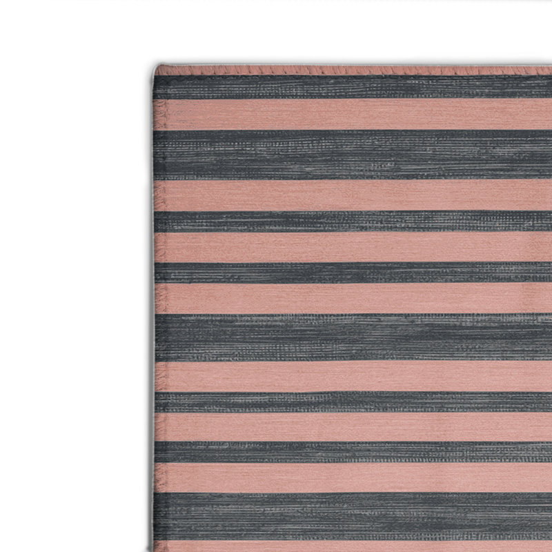Tapis intérieur / extérieur beige HorizontalStripes, Rectangle 4pi x 6 pi