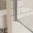 Bath Tub Pivot Shower Screen, With 1/4" Tempered Glass And Towel Bar  3458