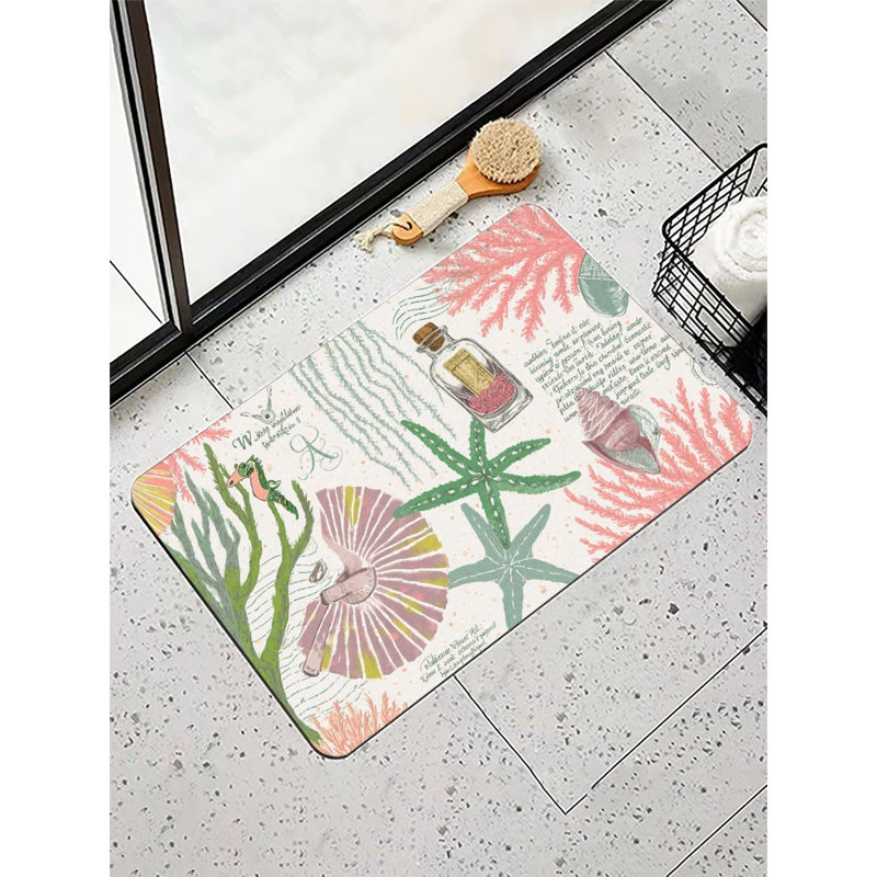 Tapis de bain Marine Life, 16 x 24