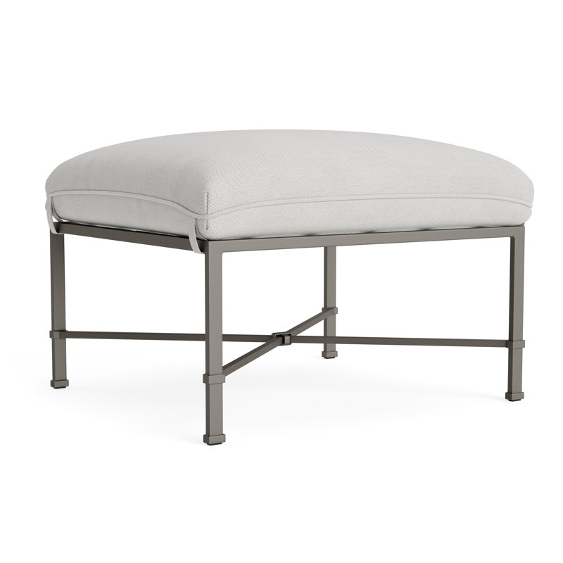Venetian Outdoor Ottoman, Fushion Dove, Mica