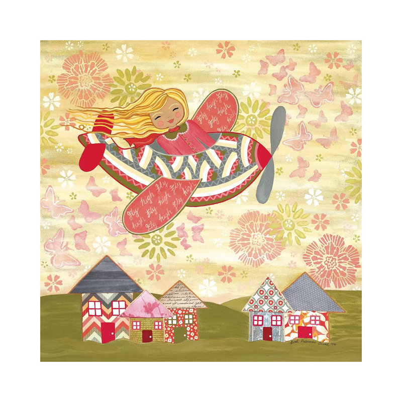 Fly High II by Lisa Frances Judd - Wrapped Canvas Print, 30.48 cm H x 30.48 cm W