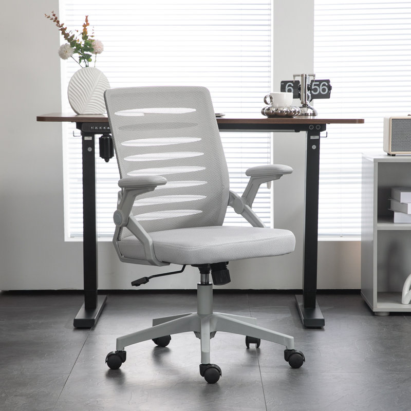 Office Chair, Silver, Grey