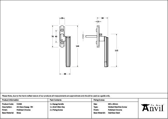 Product Dimensions