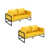 Similicuir jaune