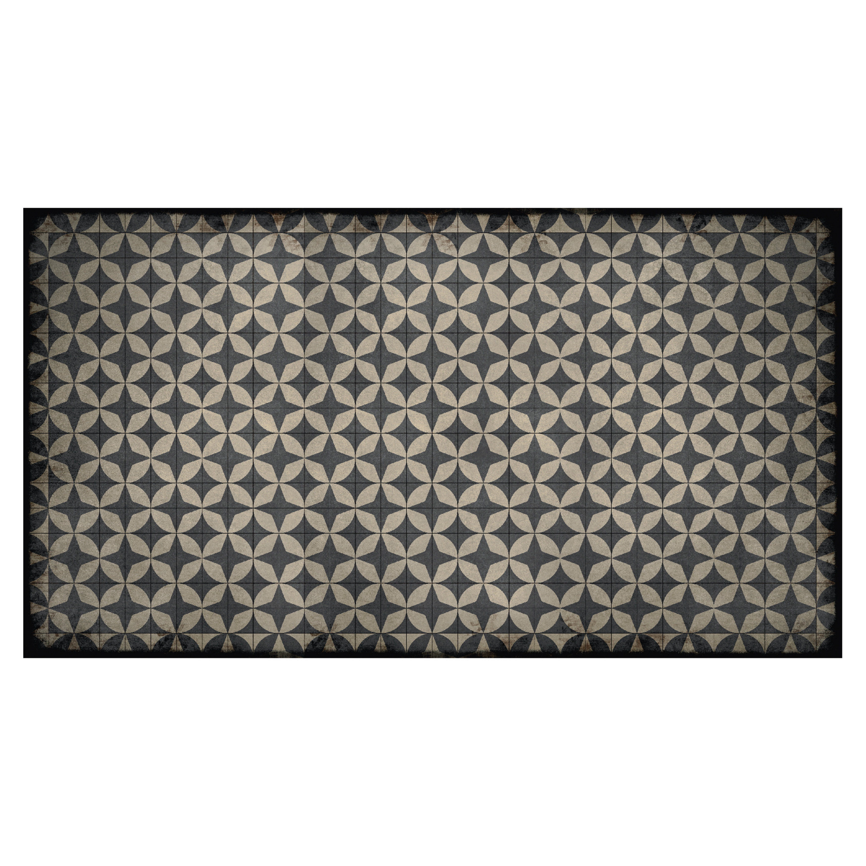 Bloomsbury Market Ethen Vintage Tile Pattern Design Kitchen Mat - 66 x ...