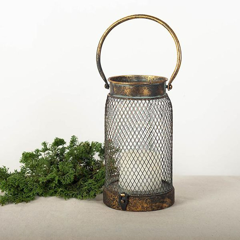 8.5'' H Stainless Steel Tabletop Lantern