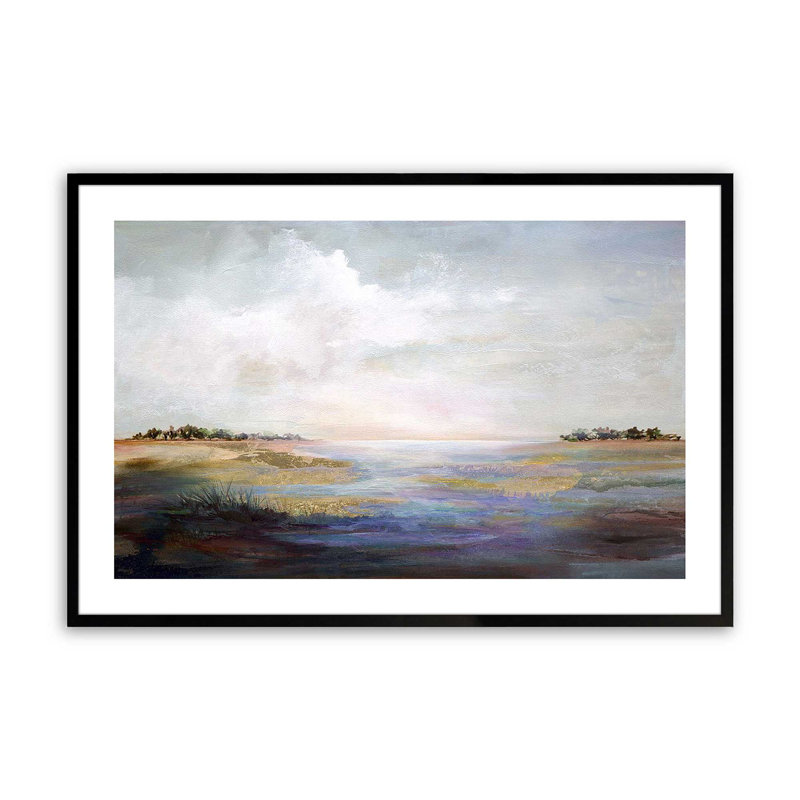 " Whispering Reverie " by Karen Hale, Satin Black, 9" H x 11" W x 1.25" D