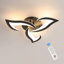 3-Light  Dimmable LED Acrylic Ceiling Lamp with Remote Control