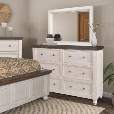 Commode 6 tiroirs l 63 po