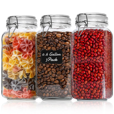 Glass Jar - Set of 3