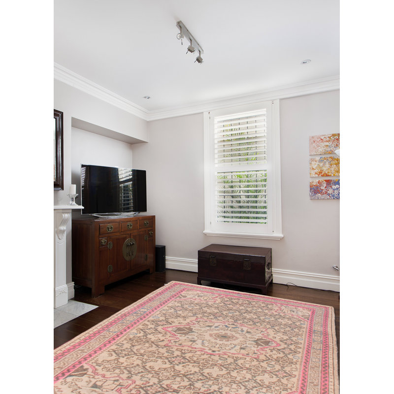 Tapis unique en laine 3 pi 3 po x 4 pi 8 po années 1990 Evant