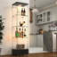 Vitrine moderne en verre avec tiroir et lumières DEL-297167297