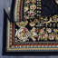 Tapis noir à motif floral Gossard-21292407