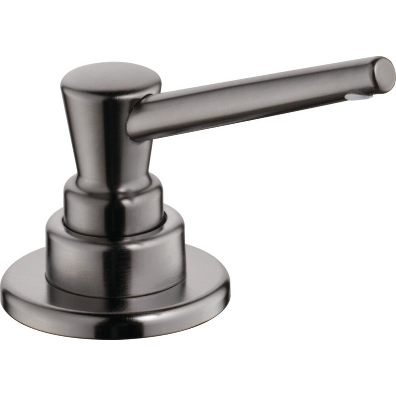 Classic Soap Dispenser, Black Stainless