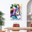 "Abstract Donkey", ensemble de 3 pièces sur toile par PaintboxJenny-763910998