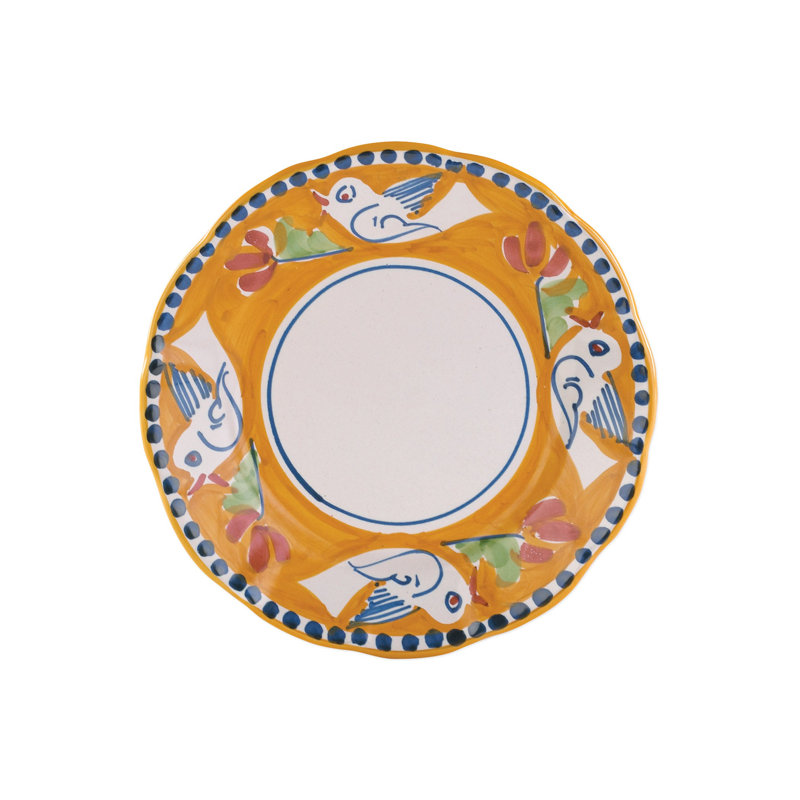 Campagna Handmade Terra Cotta Salad/Dessert Plate