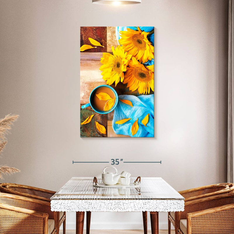 Café tournesol Harnek, H 45 po x l 30 po