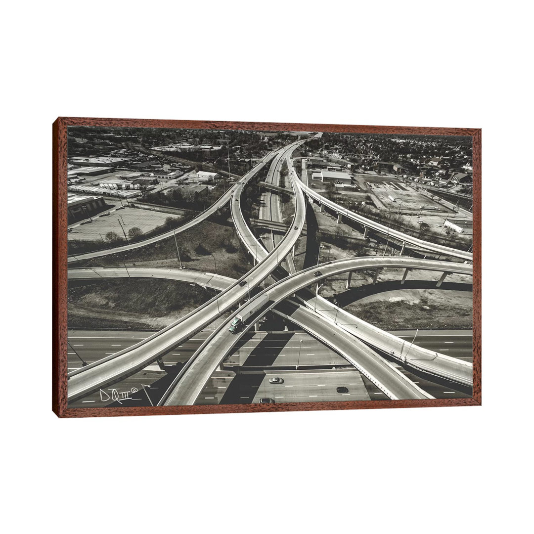 Highway Crossing von Donnie Quillen - Gallery-Wrapped Canvas Giclée on Canvas