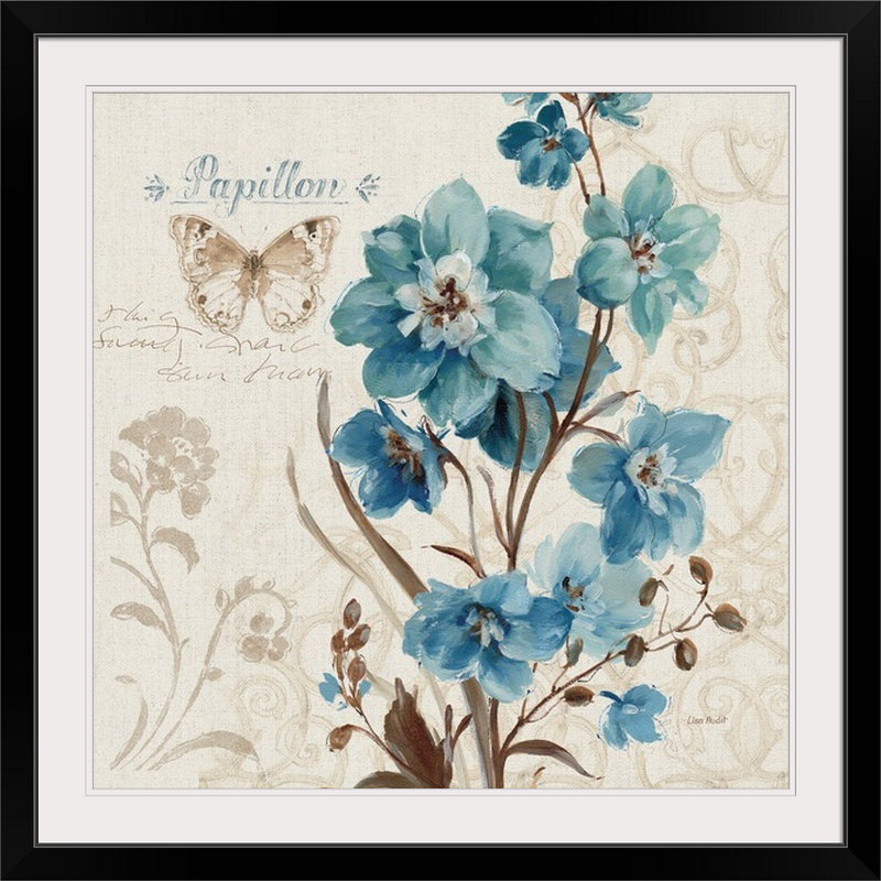 « v » par lisa audit, impression A Blue Note, H 20 po x l 20 po x P 1,5 po, Toile