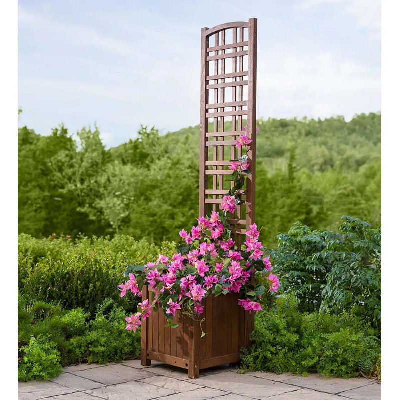 Treillis à panneau treillis en bois d’extérieur