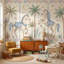 Murale géométrique pastel Whimsical Horses-1625859014-1625859013