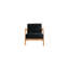 Chaise rembourrée en microfibre de style rétro-2021729986