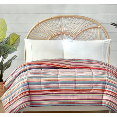 Crimley Polyester Striped Comforter