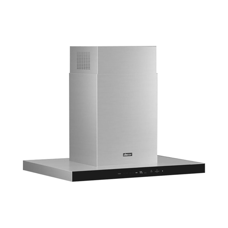 36" Island Hood, 390 CFM (600 CFM Capable), Silver Stainless