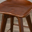 Tabouret de bar et de comptoir pivotant en bois massif Basnti-449026046-449026045