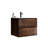 24" Ceramic Sink Walnut Bathroom Vanity - Stylish, Generous Storage Space, Silent With Basin Modern Design, Abundant Storage, Drawers-173343487-173343486