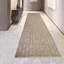 Linen Geometric Area Rug