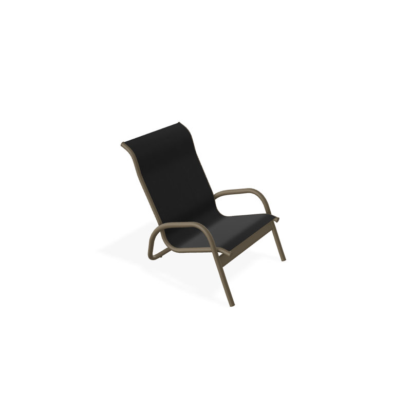 Gardenella Patio Chair, Black, Beachwood