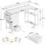 L-Shaped Computer Desk with Built-In Electrical Outlet-1121555739-1121111477
